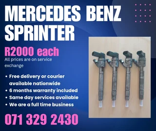 Mercedes Benz Sprinter Injectors For Sale With Warranty On