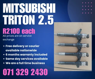 Mitsubishi Triton 2.5 Injectors For Sale With Warranty On