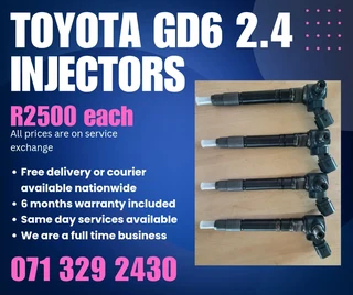 Toyota Gd6 2.4 Diesel Injectors For Sale With Warranty