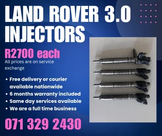 Land Rover 3.0 Diesel Injectors For Sale With Warranty