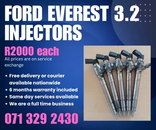 Ford Everest 3.2 Injectors For Sale With Warranty On