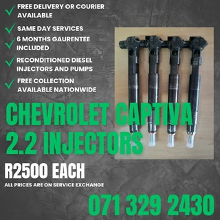 Chevrolet Captiva 2.2 Injectors For Sale With Warranty
