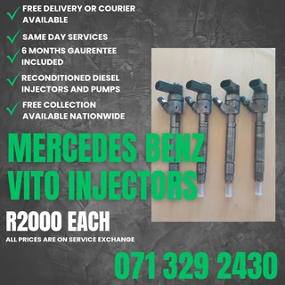 Mercedes Benz Vito Diesel Injectors For Sale With Warranty