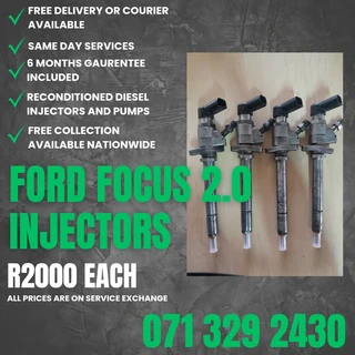 Ford Focus 2.0 Injectors For Sale With Warranty