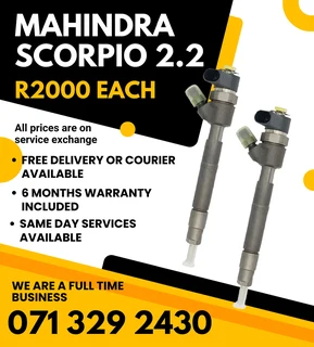 Mahindra Scorpio 2.2 Injectors For Sale With Warranty On