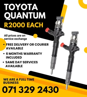 Toyota Quantum Diesel Injectors For Sale With Warranty On