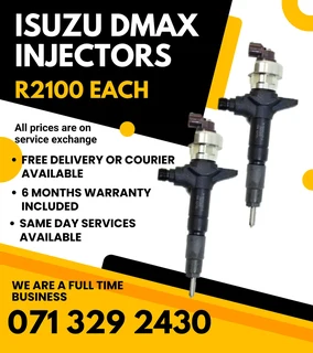 Isuzu Dmax Injectors For Sale With Warranty