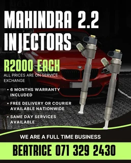 Mahindra 2.2 Diesel Injectors For Sale With Warranty
