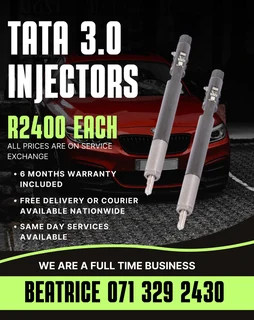 Tata 3.0 Diesel Injectors For Sale With Warranty