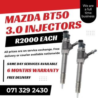 Mazda Bt50 3.0 Diesel Injectors For Sale With Warranty