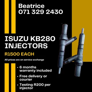 Isuzu Kb280 Diesel Injectors For Sale With Warranty