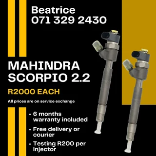Mahindra Scorpio 2.2 Injectors For Sale With Warranty