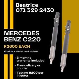 Mercedes Benz C220 Diesel Injectors For Sale With Warranty