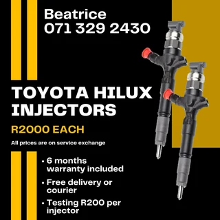 Toyota Hilux Diesel Injectors For Sale With Warranty