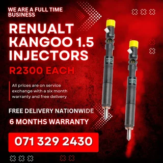 RENUALT KANGOO 1.5 DIESEL INJECTORS FOR SALE WITH WARRANTY