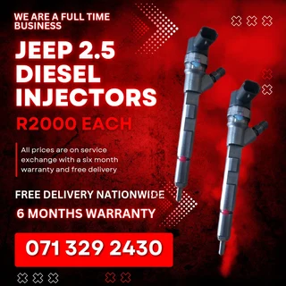 Jeep 2.5 Injectors For Sale With Warranty On