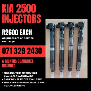 Kia 2500 Injectors For Sale With Warranty