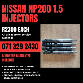 Nissan Np200 1.5 Diesel Injectors For Sale With Warranty