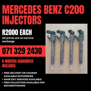 Mercedes Benz C200 Injectors For Sale With Warranty