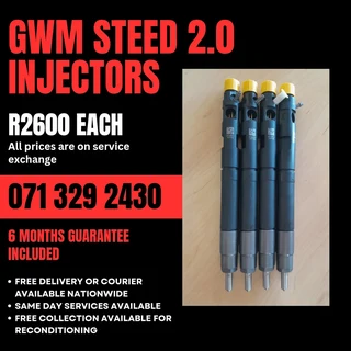 Gwm Steed 2.0 Injectors For Sale With Warranty