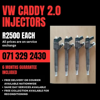 VW CADDY 2.0 INJECTORS FOR SALE WITH WARRANTY