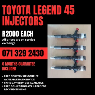 TOYOTA LEGEND 45 DIESEL INJECTORS FOR SALE WITH WARRANTY