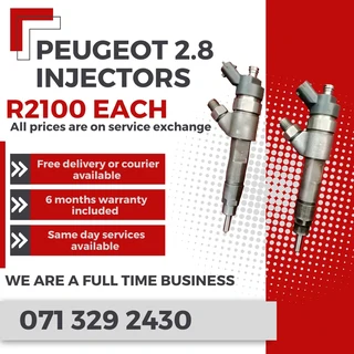 Peugeot 2.8 Injectors For Sale With Warranty