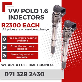 Vw Polo 1.6 Diesel Injectors For Sale With Warranty