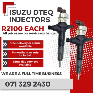 Isuzu Dteq Injectors For Sale With Warranty