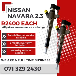 Nissan Navara 2.3 Diesel Injectors For Sale With Warranty