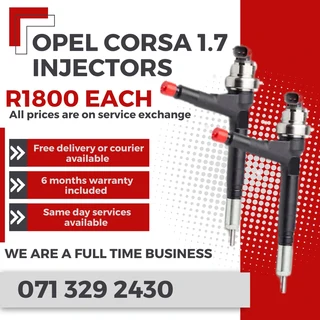 Opel Corsa 1.7 Injectors For Sale With Warranty