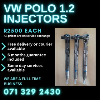 Vw Polo 1.2 Diesel Injectors For Sale With Warranty