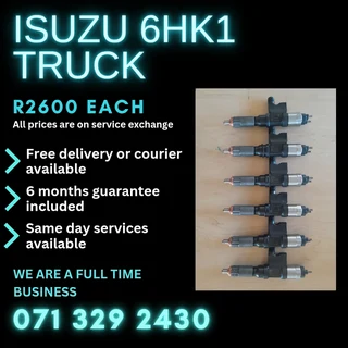 Isuzu 6hk1 Truck Injectors For Sale With Warranty
