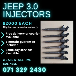 Jeep 3.0 Injectors For Sale With Warranty
