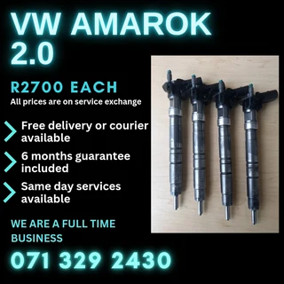 Vw Amarok 2.0 Diesel Injectors For Sale With Warranty