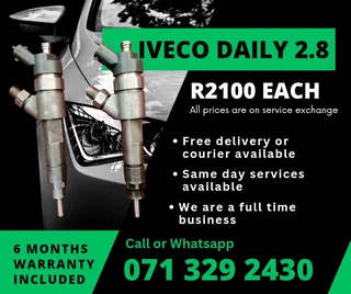Iveco Daily 2.8 Diesel Injectors For Sale With Warranty