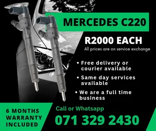 Mercedes Benz C220 Diesel Injectors For Sale With Warranty
