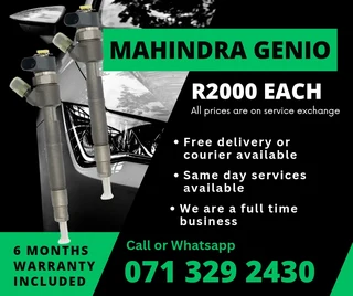Mahindra Genio 2.2 Injectors For Sale With Warranty
