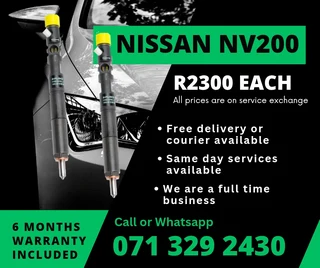 Nissan Nv200 1.5 Diesel Injectors For Sale With Warranty