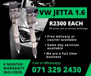 Vw Jetta 1.6 Diesel Injectors For Sale With Warranty