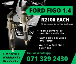 Ford Figo 1.4 Diesel Injectors For Sale With Warranty