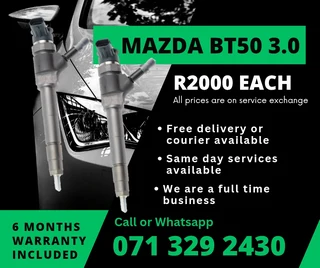Mazda Bt50 3.0 Diesel Injectors For Sale With Warranty