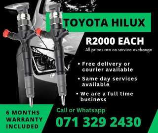 Toyota Hilux Diesel Injectors For Sale With Warranty
