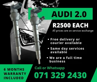 Audi 2.0 Injectors With Warranty Included