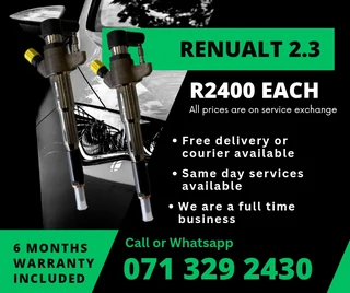 Renualt 2.3 Diesel Injectors For Sale With Warranty