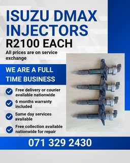 Isuzu Dmax Injectors For Sale With Warranty