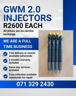 Gwm Steed 2.0 Injectors For Sale With Warranty