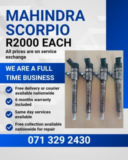 Mahindra Scorpio 2.2 Injectors For Sale With Warranty