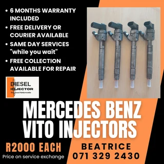 Mercedes Benz Vito Diesel Injectors For Sale With Warranty