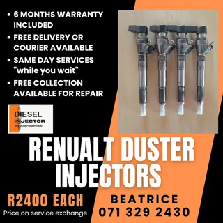 Renualt Duster Diesel Injectors For Sale With Warranty